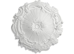 4007155830601 - Saarpor - Decosa Rosette Eleonora weiß ø 41 cm - 3 Stück - white