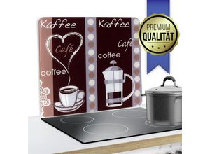 4008838365922 - - Maximex Multi-Platte Kaffeeduft Schneidbrett Mehrfarbig Gehärtetes Glas mehrfarbig Silikon transparent - mehrfarbig