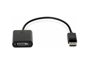 0888182296691 - DisplayPort to DVI Adapter - DisplayPort-Adapter - DisplayPort (M) zu DVI-D (W) - Schwarz - für ProBook 64X G4 650 G4 650 G5  ZBook 14 G2 14u G4 15 G2 15u G2 15u G3 15u G4 17 G3