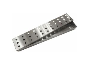 4011964085664 - Edelstahl Räucherbox Aromabox Grillzubehör für Holzkohle und Gasgrill - Tepro