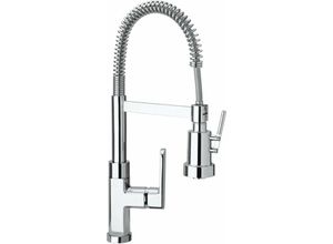 8000177120589 - Paini France - Küchenspülmischer mit professioneller Dusche Paini Ovo 86CR557P Chrom