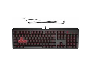 0193905096244 - Omen Encoder Tastatur schwarz (6YW76AAABD) Red Cherry Keys (6YW76AAABD) - Hewlett Packard