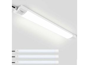 6919683267775 - 3 Stück led Feuchtraumleuchte Deckenleuchte 60cm 18W für Garage Kelle Werkstatt Feuchtraum Warenhaus led Wannenleuchte Feuchtraumlampe Röhre