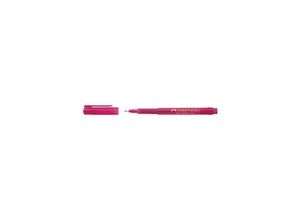 4005401554288 - Faber Castell - Fineliner broadpen 1554 Strichstärke 08 mm Schreibfarbe pink