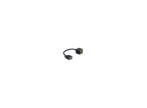 4043619650606 - Vga Adapter D-Sub15 - 2x D-Sub15 St Bu 020m (65060) - Delock