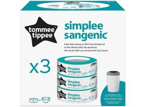 5010415703354 - simplee sangenic Windeleimer 3er-Packung Nachfüllkassetten transparent