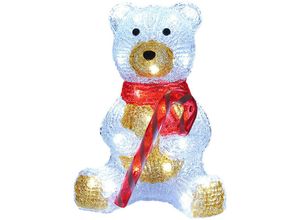 4250525370485 - Monzana - led Acryl Figur Weihnachten Außen Innen Schneemann Santa Eisbär Pinguin Teddy Hirsch Wichtel Stern Weihnachtsmann Weihnachtsdekoration