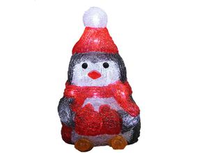 4250525370461 - Monzana - led Acryl Figur Weihnachten Außen Innen Schneemann Santa Eisbär Pinguin Teddy Hirsch Wichtel Stern Weihnachtsmann Weihnachtsdekoration