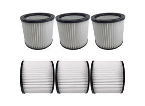 4255592452645 - Trade Shop - 3x Rund-Filter Lamellenfilter Patrone für Aqua Vac Herkules4000 NTP20 NTP30 NTS20 NTS30 Plus 740m Super 22 Super 30 Staubsauger