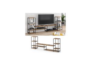 4251421950320 - Anbauwand Medienwand Lowboard Fyrk Wohnwand offen Wohnzimmer Wand TV Board 4251421950320 - Anbauwand Medienwand Lowboard Fyrk Wohnwand offen Wohnzimmer Wand TV Board
