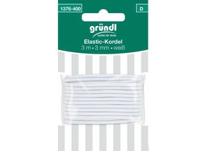 4036014166995 - Gründl Elastic-Kordel weiß Handarbeit