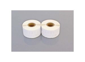 4065705559525 - vhbw Set 2x Etiketten-Rolle 36mm x 89mm Ersatz für Dymo 99012 für Etiketten-Drucker