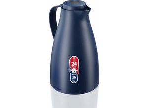 4006501285447 - Harmonic 1L Thermoskanne 100% dicht Isolierkanne für bis zu 24h heißen Kaffee Öffnen Schließen und Gießen mit einer Hand Kaffeekanne bpa frei