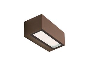 5213010013518 - Larissa Lighting - Miziya led Up Down Wandleuchte 2x 13W Aluminium 3000K IP65