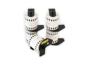 4068201894114 - 5x Etiketten-Rolle mit Halter 62mm x 1524m (1 Etikette) kompatibel mit Brother pt QL720NW Etiketten-Drucker - Premium - Vhbw 4068201894114 - 5x Etiketten-Rolle mit Halter 62mm x 1524m (1 Etikette) kompatibel mit Brother pt QL720NW Etiketten-Drucker - Premium - Vhbw