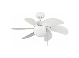 8435197461167 - Cristalrecord - Ventilador techo tabit blanco luz