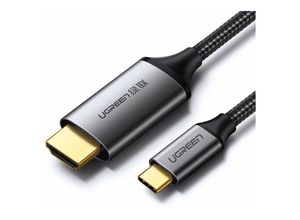 6957303855704 - Kabel hdmi Kabel - usb Typ c 4K 60 Hz 15 m Videokabel Adapter schwarz-grau - Ugreen