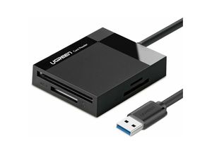 6957303833337 - 4in1 usb 30 sd   micro sd   cf   ms Kartenleser Cardreader Speicherkartenleser Multi Adapter schwarz - Ugreen