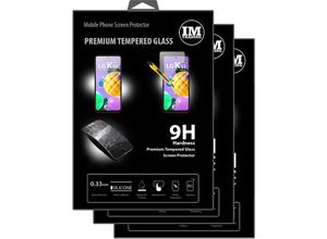 4251810901667 - - cofi1453 3X Panzer Schutz Glas 9H Tempered Glass Display Schutz Folie Display Glas Screen Protector kompatibel mit lg K62