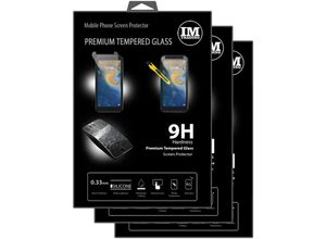 4251810893962 - - cofi1453 3X Panzer Schutz Glas 9H Tempered Glass Display Schutz Folie Display Glas Screen Protector kompatibel mit zte blade A31