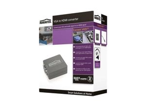 8718164532672 - VGA auf HDMI Adapter - Connect VH51 - Konverter PC zu Beamer - 35 mm Audio-Anschluß - Full HD - Keine Software notwendig - 720 oder 1080P