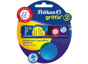 4012700960498 - 8 x Minen für Bleistift Griffix B1RB 2mm VE=Blister 2x3 Minen