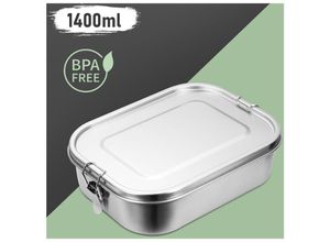 9363092314341 - Edelstahl BrotdoseNachhaltige Lunchbox für Büro Schule Picknick1400ml - Tolletour