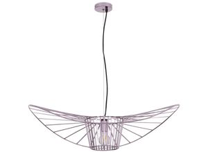 5056667057746 - Privatefloor - Deckenlampe - Hängeleuchte Pamela Design - 100cm - Vertical Roségold - 100% Metall - Roségold