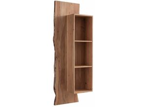 4251213533816 - Massivmoebel24de - Wandregal Akazie 50x22x147 natur lackiert pure acacia 101 - natur