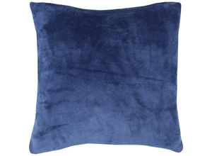 4059222264857 - Bestlivings - Kissenhülle Kuschel Celina in der Größe 45 x 45cm - Blau - Kissenbezug mit Reißverschluss - Blau