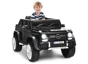 0661706152136 - 12V Mercedes-Benz Maybach Kinderauto mit 24G-Fernbedienung Elektroauto mit MP3 Musik Hupe und LED-Leuchten Jeep Auto 25-55km hm