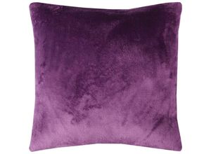 4059222264901 - Bestlivings - Kissenhülle Kuschel Celina in der Größe 45 x 45cm - Violett - Kissenbezug mit Reißverschluss - Violett