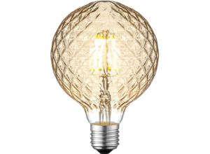 4043689956059 - Leuchten Direkt - Just Light led Leuchtmittel E27 Globe - G95 5W 347lm 2700K - brown