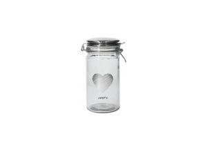 8056444184839 - - Dolce Casa Glas Marmelade Silber 13x10x21