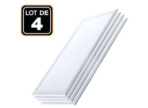 9505114513619 - Europalamp - 4 Dalles led 1200x300 40W Blanc Neutre 4000k Haute Luminosité - Plusieurs modèles disponibles