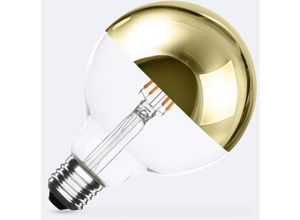 8445044176298 - LED-Glühbirne Filament E27 6W 600 lm G95 Gold Reflect No Flicker 2200K Warmweiß