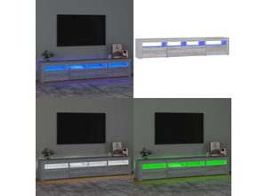 8721114405339 - Vidaxl - TV-Schrank mit LED-Leuchten Grau Sonoma 210x35x40 cm - TV-Schrank - TV-Schränke - Home & Living - Grau 8721114405339 - Vidaxl - TV-Schrank mit LED-Leuchten Grau Sonoma 210x35x40 cm - TV-Schrank - TV-Schränke - Home & Living - Grau