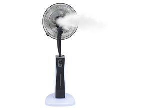 9051291176401 - Vingo - Stand-Ventilator mit Wasser Ultraschall-Sprühnebel Wasserkühlung  inkl Fernbedienung Timer-Funktion  Luftbefeuchter Leise  Nebelfunktion