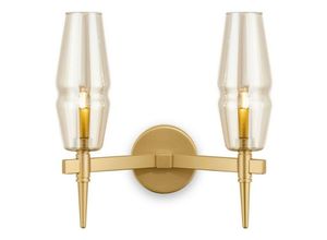 4251110044507 - Maytoni Lighting - Lita Wandkerzenlampe Matt Gold 2-flammig G9