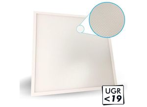 3700710806127 - Arum Lighting - LED-Panel 40W mikroprismatische UGR19 3 Jahre 60x60 4000Lm Eq 380W Température de Couleur Blanc neutre 4000K