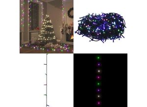 8721115766088 - Vidaxl - LED-Lichterkette mit 150 LEDs Pastell Mehrfarbig 15 m pvc - LED-Lichterkette - LED-Lichterketten - Home & Living