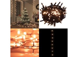 8721114682549 - Vidaxl - LED-Lichterkette mit 150 LEDs Warmweiß 15 m pvc - Lichterkette - Lichterketten - Home & Living