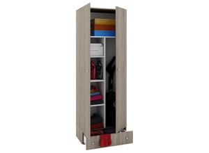 4051814352089 - Ebuy24 - Vandol ii Universalschrank Reinigungsschrank 2 Türen und 1 Schublade Sonoma-Eiche dekor - Eiche Dekor