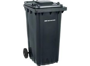 4052941277153 - SSI Schäfer Mülltonne PRO 240 WAVE 240 l fahrbar schwarzgrau 4052941277153 - SSI Schäfer Mülltonne PRO 240 WAVE 240 l fahrbar schwarzgrau