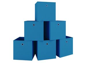 4051814366253 - 6er-Set Faltbox Klappbox Boxas - ohne Deckel Pink