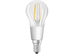 4058075609778 - Smarte LED-Lampe mit Wifi Technologie Sockel E14 Dimmbar Warmweiß (2700K) Tropfenform Klares Filament Ersatz für herkömmliche 75W-Glühbirnen