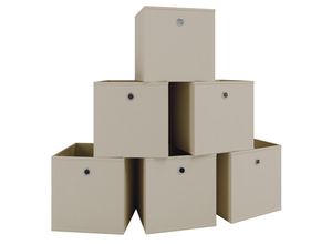 4051814366239 - 6er-Set Faltbox Klappbox Boxas - ohne Deckel Orange