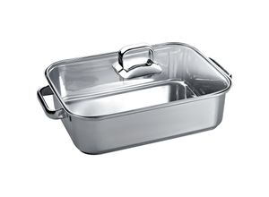 4242004151999 - Neff Z9410X1 Bräter induktionsgeeignet Edelstahl mit Glasdeckel 65 L