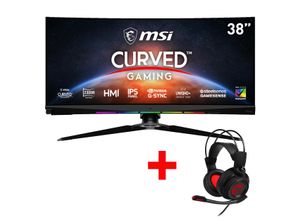 4719072766344 - G (A bis G) Curved-Gaming-LED-Monitor Optix MEG381CQRDE Plus Monitore G-Sync Ultimate Rapid IPS HDR600 219 Ultrawide schwarz Monitore