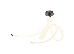 8435153267901 - Inspired Lighting - Inspired Mantra - Armonia - Semi Flush Ceiling Große Bänder dimmbar 60W led 3000K 4500lm Titan gefrostetes Acryl